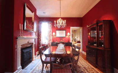 Red paint colors are still trending—the bolder, the better